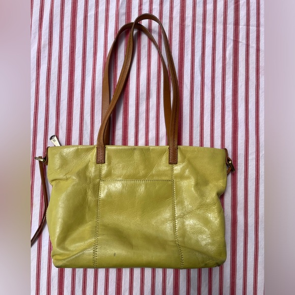 Hobo International mustard yellow leather small tote, in good condition - Picture 4 of 6